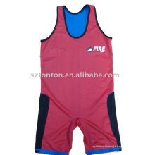 2015 Custom Men&#39;s Lycra Wrestling Singlet